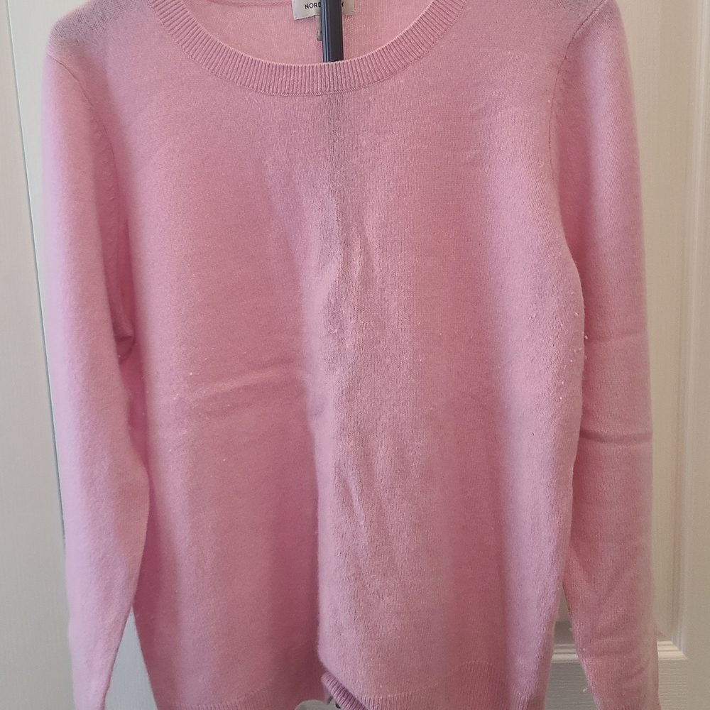 Nordstrom Soft Pink Crew Neck Sweater